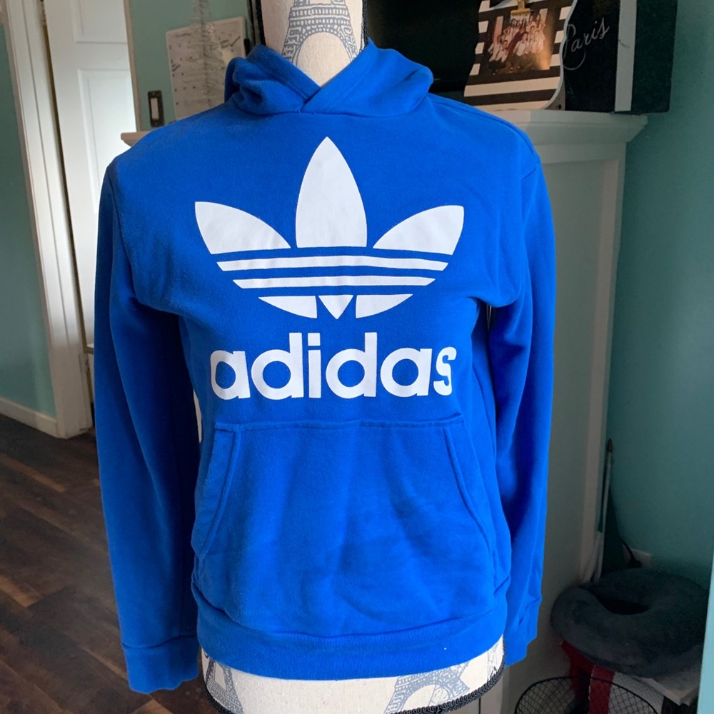 blue adidas sweater